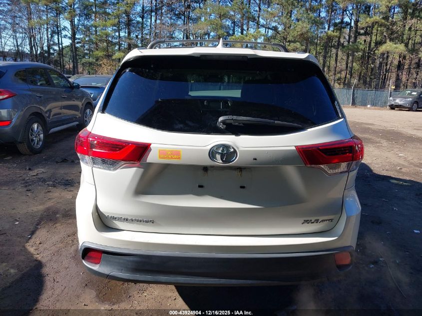 2017 Toyota Highlander Xle VIN: 5TDJZRFH5HS515161 Lot: 43924904