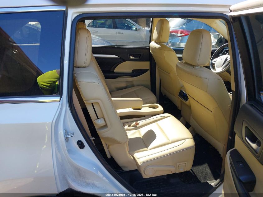 2017 Toyota Highlander Xle VIN: 5TDJZRFH5HS515161 Lot: 43924904