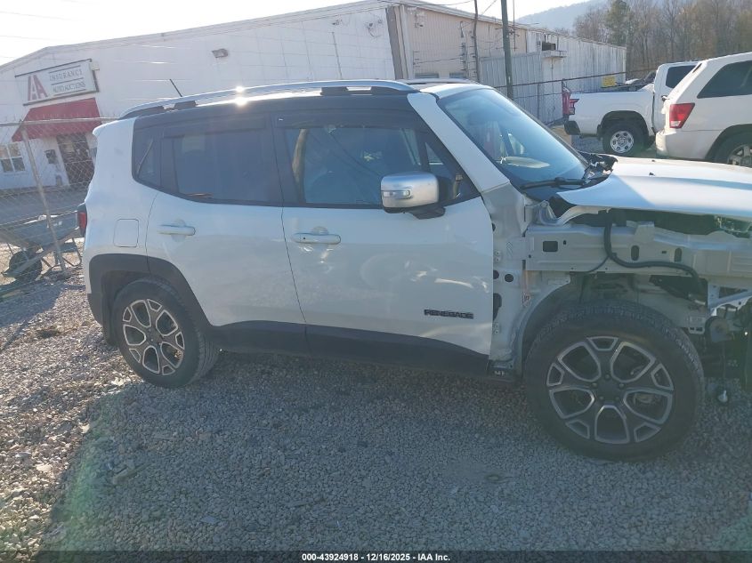 2017 Jeep Renegade Limited Fwd VIN: ZACCJADB9HPG27149 Lot: 43924918