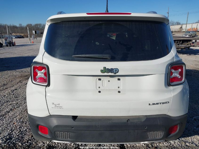 2017 Jeep Renegade Limited Fwd VIN: ZACCJADB9HPG27149 Lot: 43924918