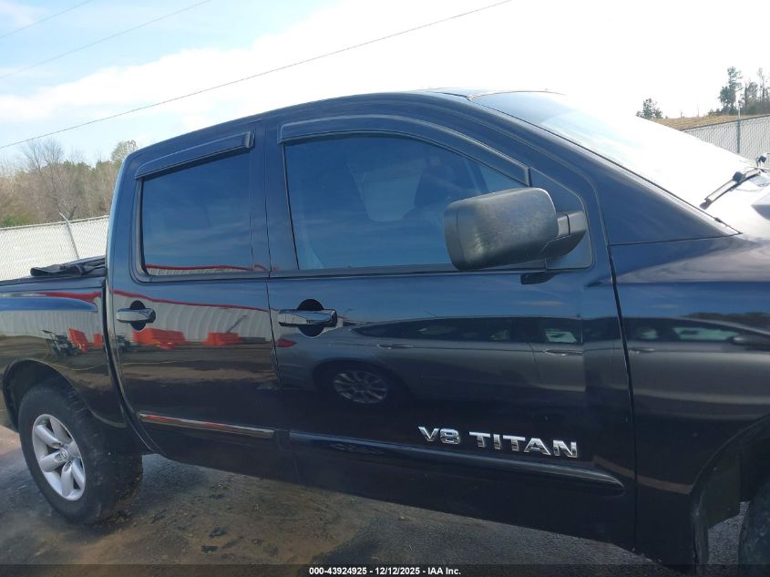 2012 Nissan Titan Sv VIN: 1N6BA0ED8CN303064 Lot: 43924925