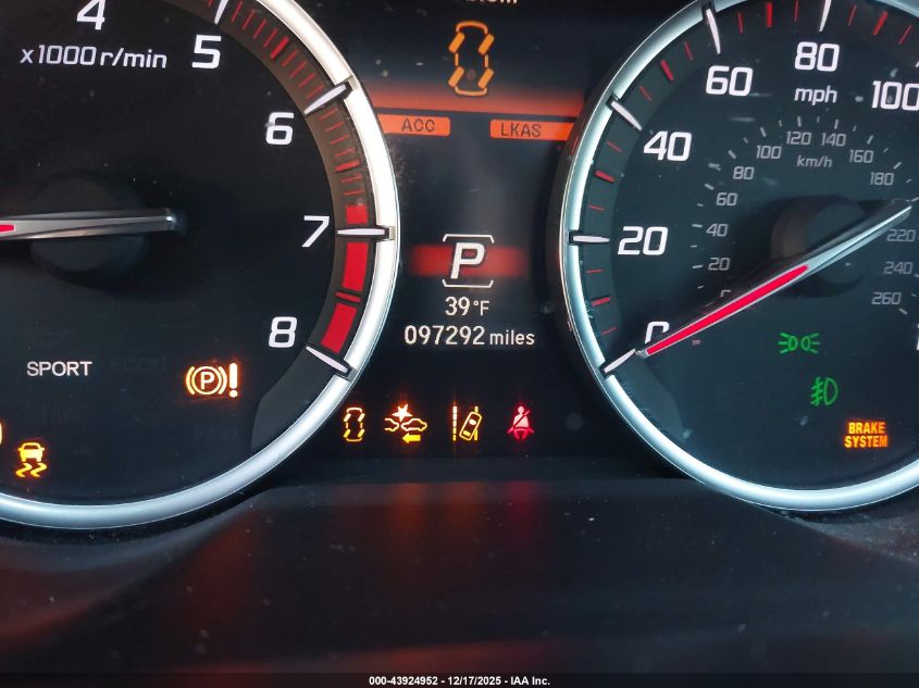 2018 Acura Tlx Tech A-Spec Pkgs VIN: 19UUB2F69JA003074 Lot: 43924952