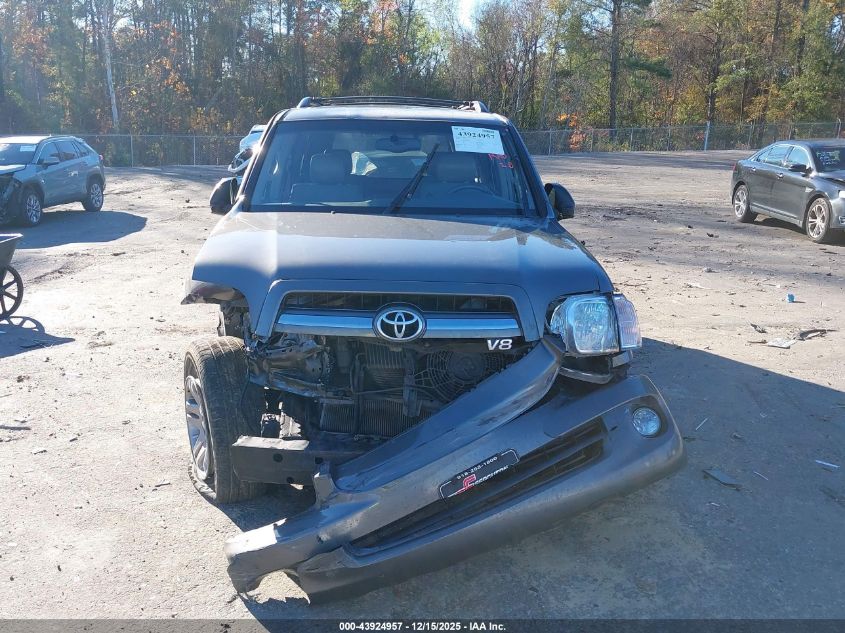 2005 Toyota Sequoia Limited V8 VIN: 5TDBT48A85S246223 Lot: 43924957