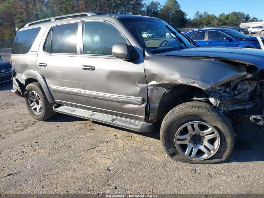 2005 Toyota Sequoia Limited V8 VIN: 5TDBT48A85S246223 Lot: 43924957