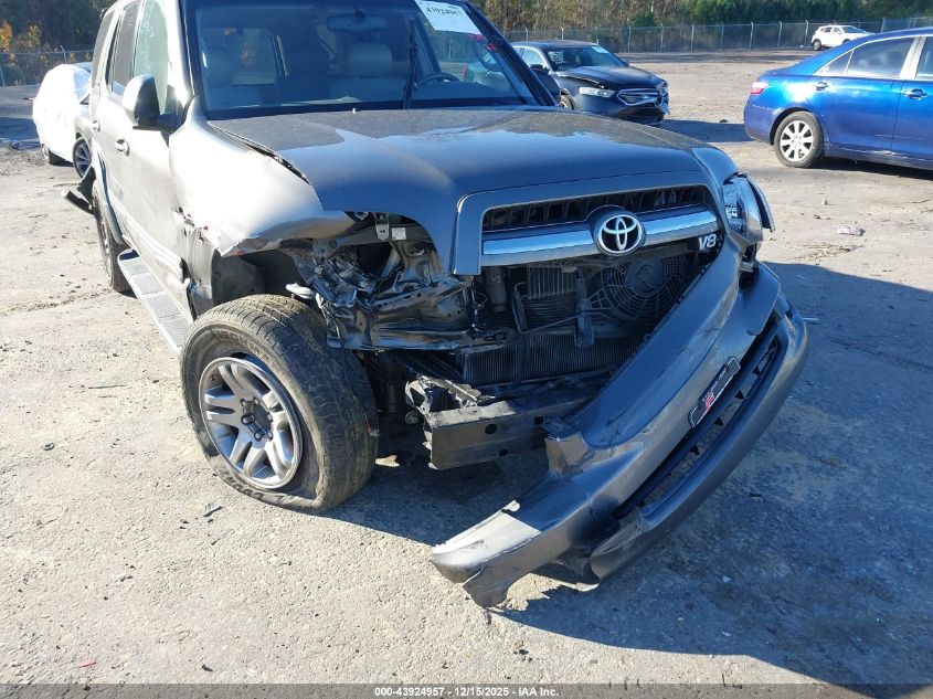 2005 Toyota Sequoia Limited V8 VIN: 5TDBT48A85S246223 Lot: 43924957