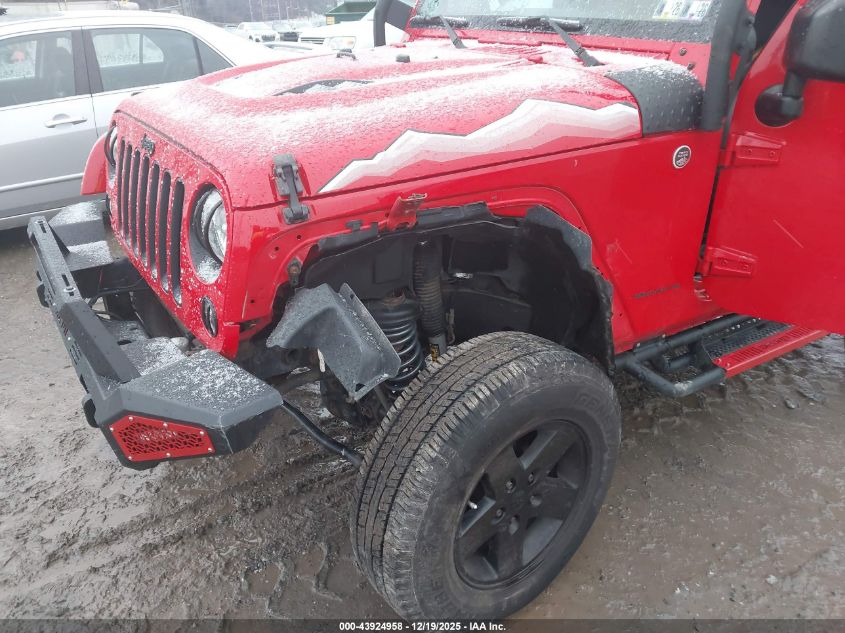 2015 Jeep Wrangler Wrangler X VIN: 1C4AJWBG8FL588042 Lot: 43924958
