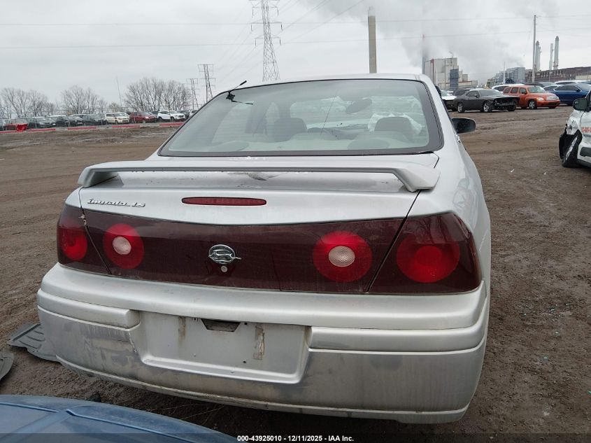 2004 Chevrolet Impala Ls VIN: 2G1WH55K749165994 Lot: 43925010