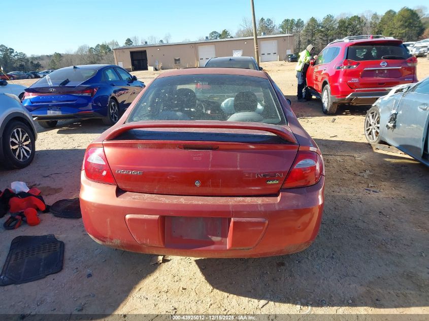 2004 Dodge Neon Sxt VIN: 1B3ES56C24D613543 Lot: 43925012