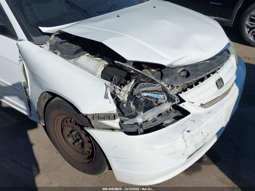 2001 Honda Civic Lx VIN: 2HGES16581H533818 Lot: 43925025