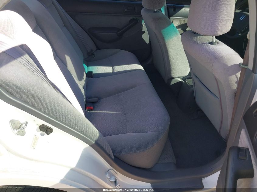 2001 Honda Civic Lx VIN: 2HGES16581H533818 Lot: 43925025