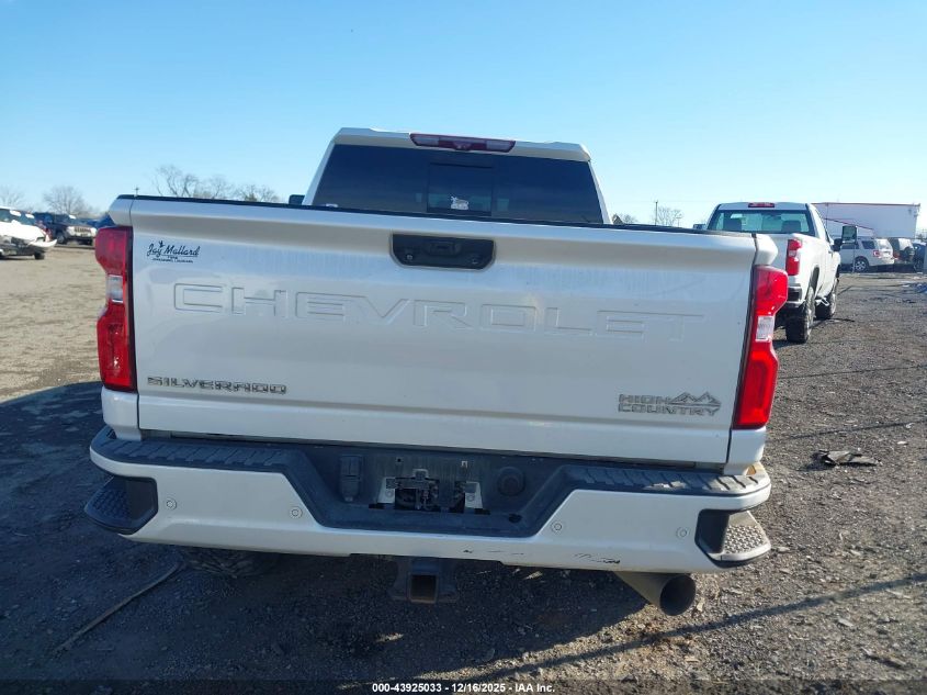 2022 Chevrolet Silverado 2500Hd 4Wd Standard Bed High Country VIN: 1GC1YREY8NF338962 Lot: 43925033