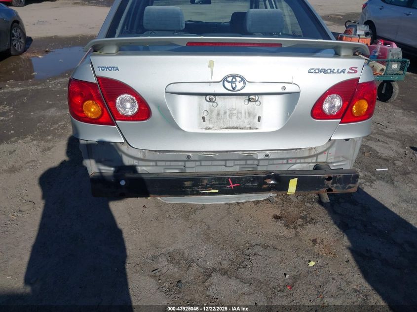 2003 Toyota Corolla S VIN: 1NXBR32E53Z161140 Lot: 43925046