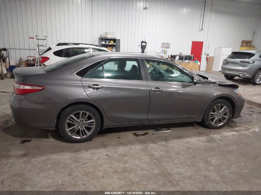 2016 Toyota Camry Se VIN: 4T1BF1FK2GU258993 Lot: 43925071