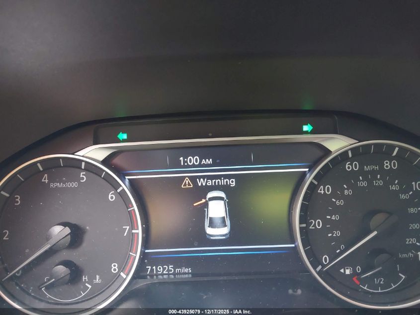 2020 Nissan Altima Sl Fwd VIN: 1N4BL4EV8LC126949 Lot: 43925079