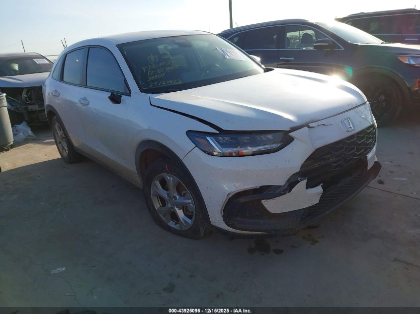 2024 Honda Hr-V 2Wd Lx VIN: 3CZRZ1H38RM715873 Lot: 43925096