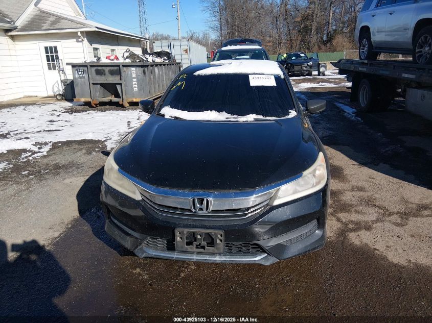2016 Honda Accord Lx VIN: 1HGCR2F39GA005316 Lot: 43925103