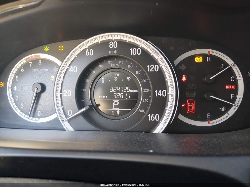 2016 Honda Accord Lx VIN: 1HGCR2F39GA005316 Lot: 43925103