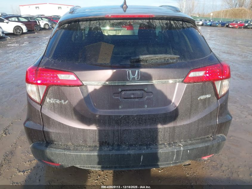 2019 Honda Hr-V Ex-L VIN: 3CZRU6H74KM725711 Lot: 43925113