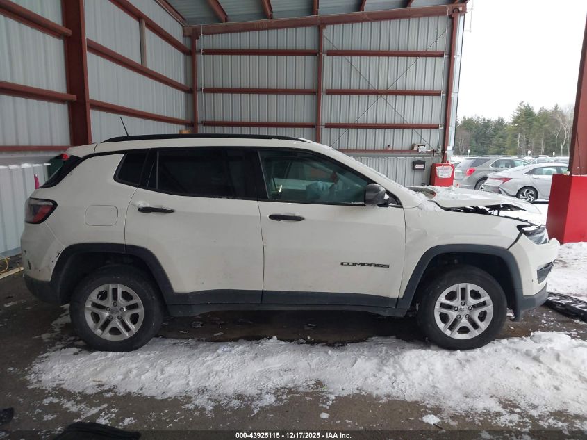 2017 Jeep New Compass Sport 4X4 VIN: 3C4NJDAB0HT607010 Lot: 43925115