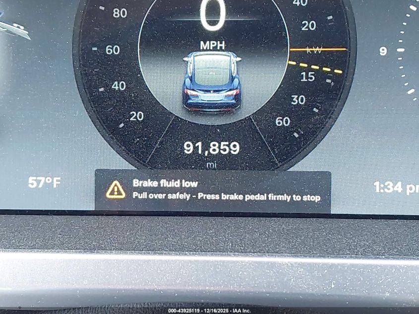 2013 Tesla Model S VIN: 5YJSA1DN2DFP18898 Lot: 43925119