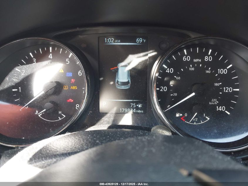 2017 Nissan Rogue Sv VIN: JN8AT2MV0HW012269 Lot: 43925129