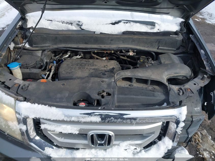 2011 Honda Pilot Ex-L VIN: 5FNYF4H61BB068524 Lot: 43925134