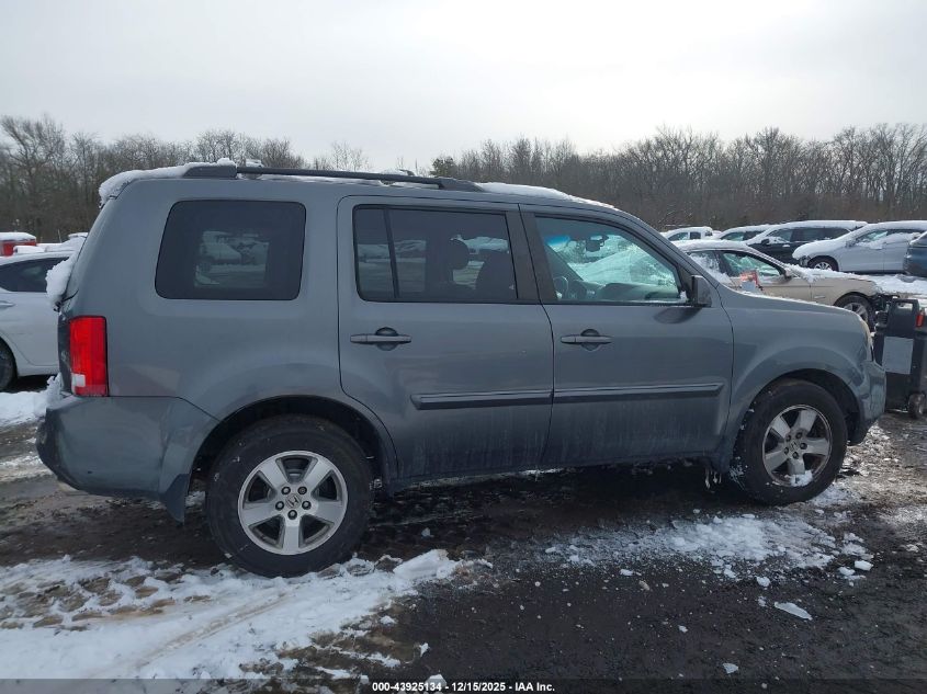 2011 Honda Pilot Ex-L VIN: 5FNYF4H61BB068524 Lot: 43925134