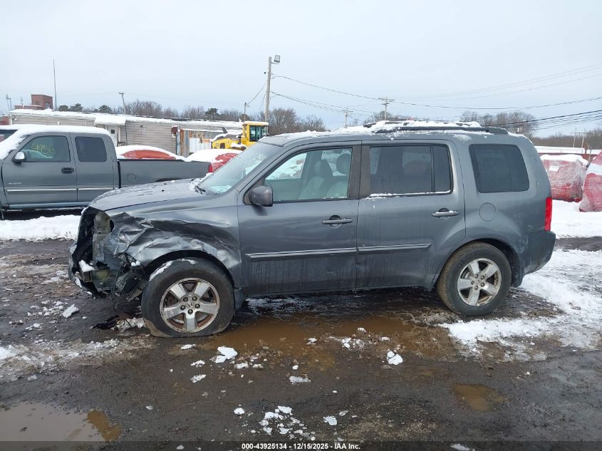 2011 Honda Pilot Ex-L VIN: 5FNYF4H61BB068524 Lot: 43925134