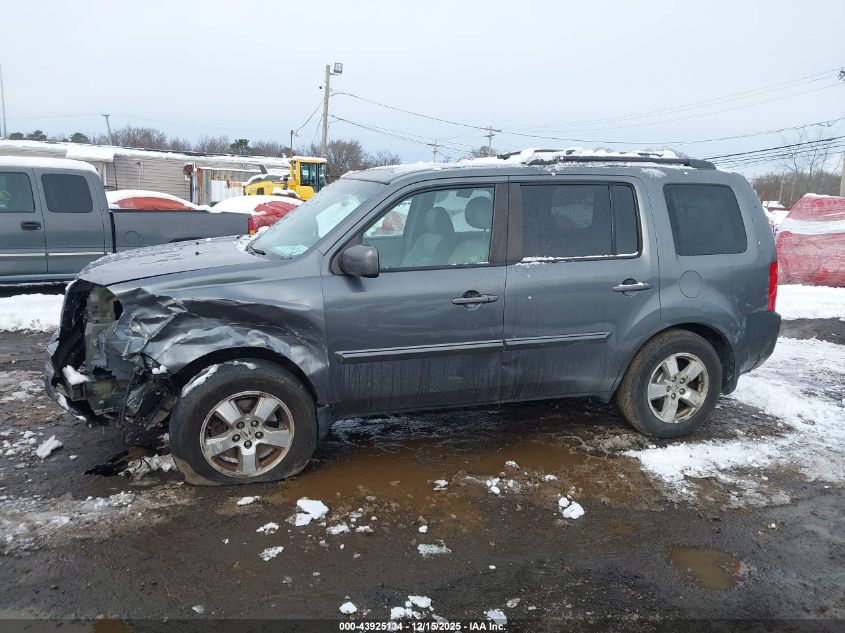 2011 Honda Pilot Ex-L VIN: 5FNYF4H61BB068524 Lot: 43925134