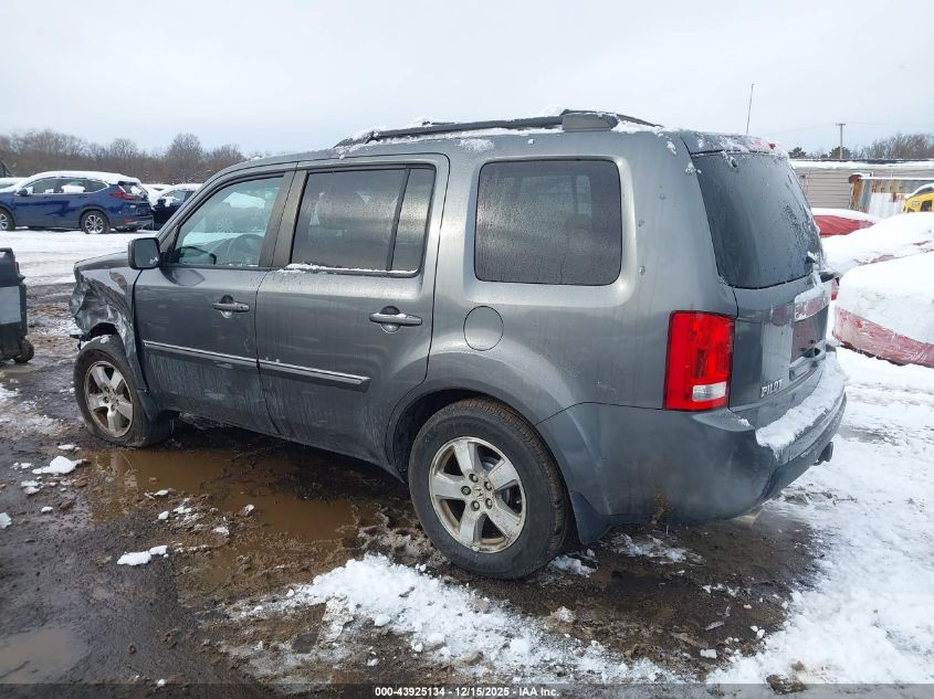 2011 Honda Pilot Ex-L VIN: 5FNYF4H61BB068524 Lot: 43925134