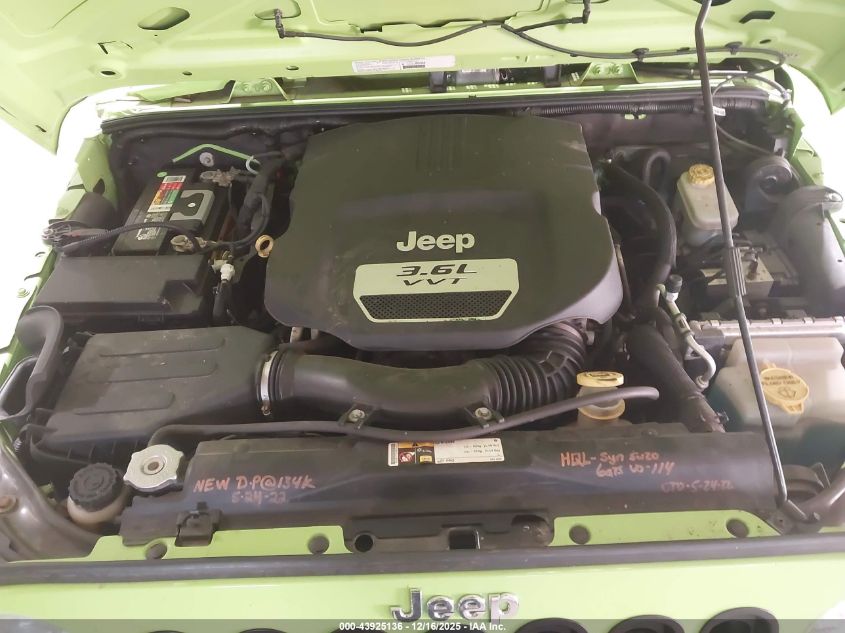 2013 Jeep Wrangler Unlimited Sport VIN: 1C4BJWDG4DL529553 Lot: 43925136