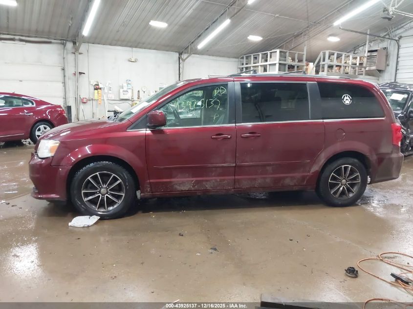 2017 Dodge Grand Caravan Sxt VIN: 2C4RDGCG9HR562347 Lot: 43925137