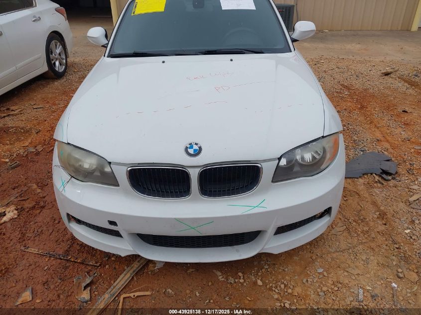2010 BMW 128I VIN: WBAUP7C55AVF07574 Lot: 43925138