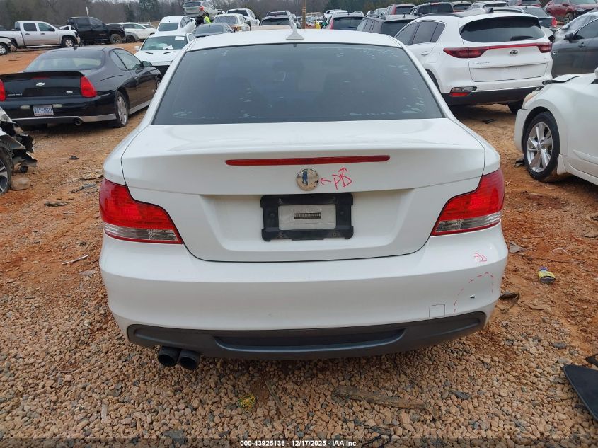 2010 BMW 128I VIN: WBAUP7C55AVF07574 Lot: 43925138