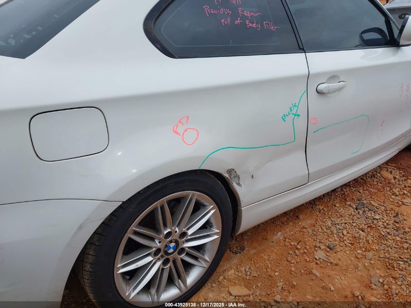 2010 BMW 128I VIN: WBAUP7C55AVF07574 Lot: 43925138