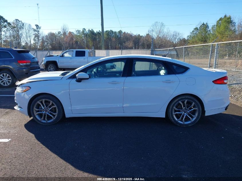 2017 Ford Fusion Se VIN: 3FA6P0H9XHR374674 Lot: 43925176