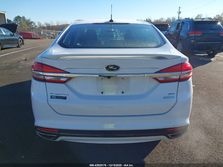 2017 Ford Fusion Se VIN: 3FA6P0H9XHR374674 Lot: 43925176