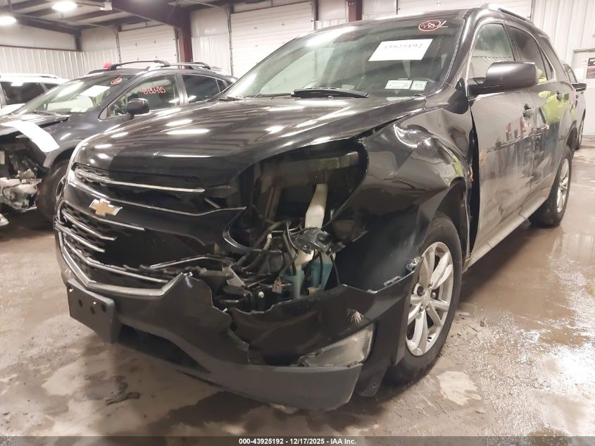 2016 Chevrolet Equinox Lt VIN: 2GNFLFE38G6224309 Lot: 43925192