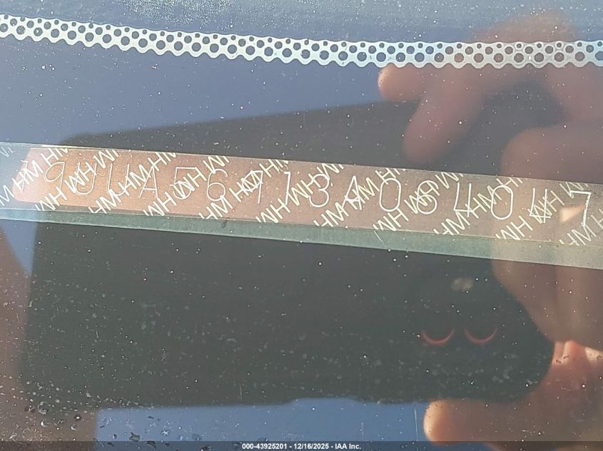 2003 Acura Tl 3.2 Type S VIN: 19UUA56913A064047 Lot: 43925201