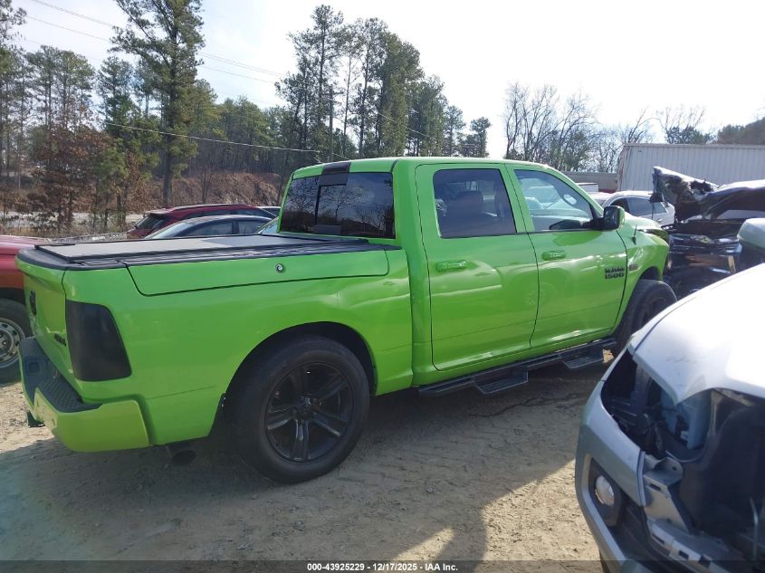 2017 Ram 1500 Sport 4X4 5'7 Box VIN: 1C6RR7MT5HS771989 Lot: 43925229