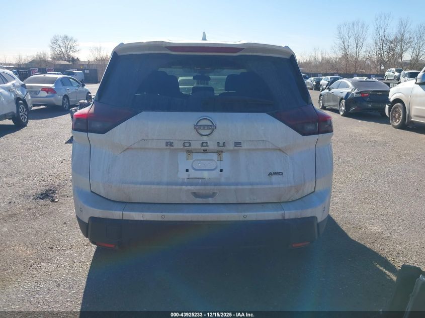 2025 Nissan Rogue Sv Intelligent Awd VIN: 5N1BT3BB0SC774147 Lot: 43925233