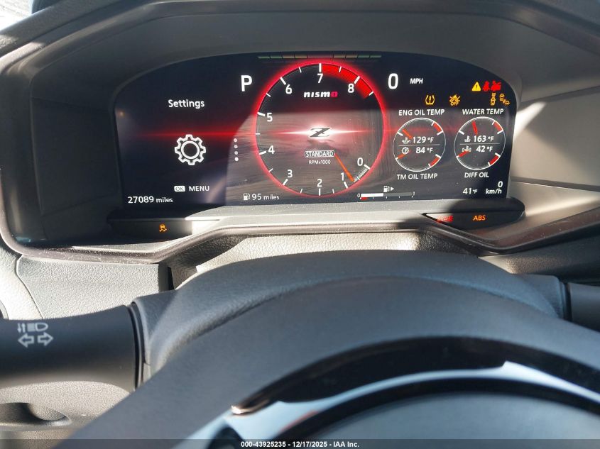 2024 Nissan Z Nismo Auto VIN: JN1BZ4CH7RM361399 Lot: 43925235