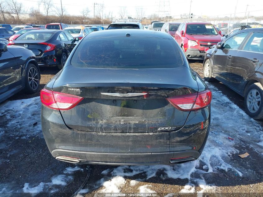 2015 Chrysler 200 S VIN: 1C3CCCBB2FN614858 Lot: 43925236
