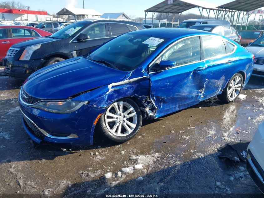 2015 Chrysler 200 Limited VIN: 1C3CCCAB0FN632695 Lot: 43925240