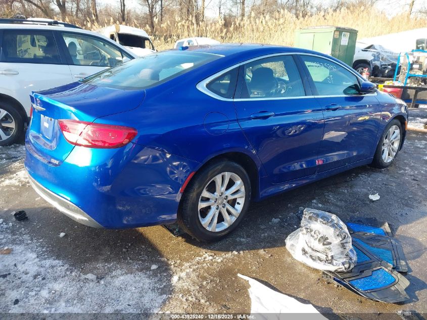 2015 Chrysler 200 Limited VIN: 1C3CCCAB0FN632695 Lot: 43925240