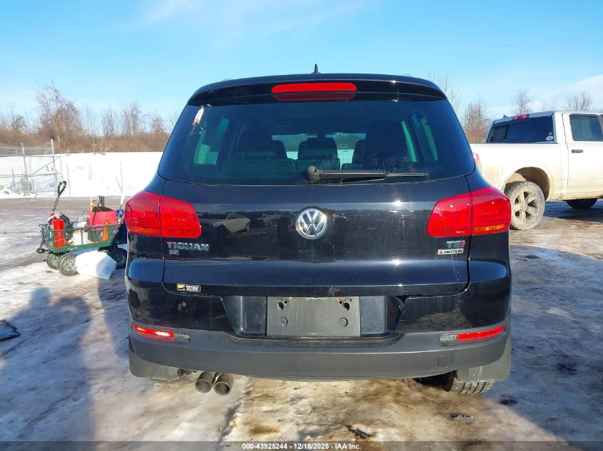 2016 Volkswagen Tiguan Se VIN: WVGBV7AX0GW612815 Lot: 43925244