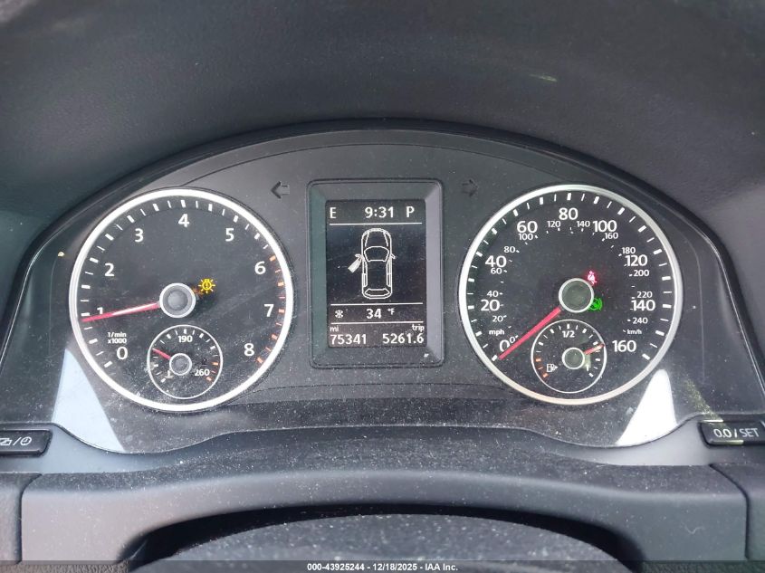 2016 Volkswagen Tiguan Se VIN: WVGBV7AX0GW612815 Lot: 43925244