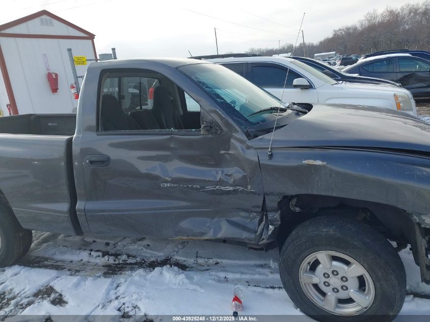 2001 Dodge Dakota Slt/Sport VIN: 1B7FL26X11S296122 Lot: 43925248