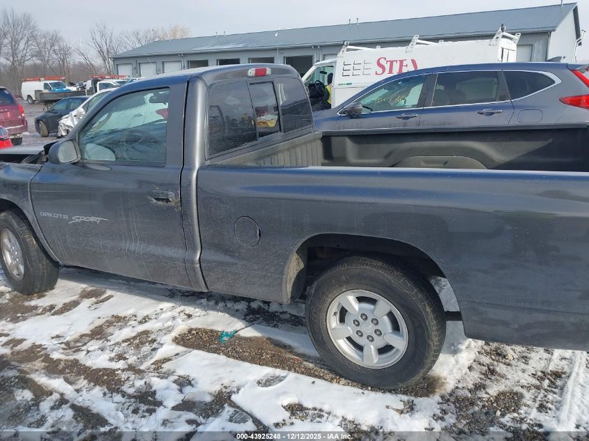 2001 Dodge Dakota Slt/Sport VIN: 1B7FL26X11S296122 Lot: 43925248