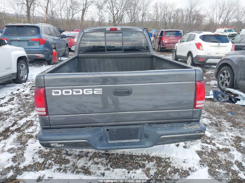 2001 Dodge Dakota Slt/Sport VIN: 1B7FL26X11S296122 Lot: 43925248